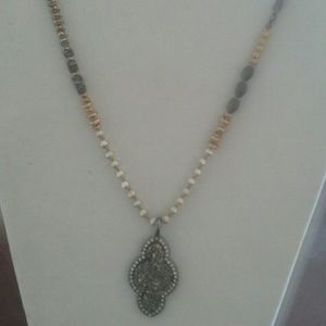 Stella & Dot geode necklace