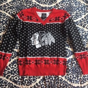 NHL Licensed Chicago Blackhawks "Ugly" Sweater