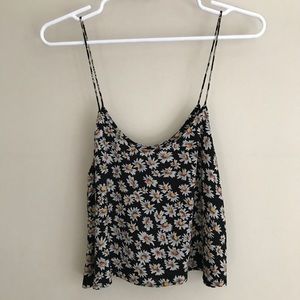 Brandy Melville Floral Crop Top