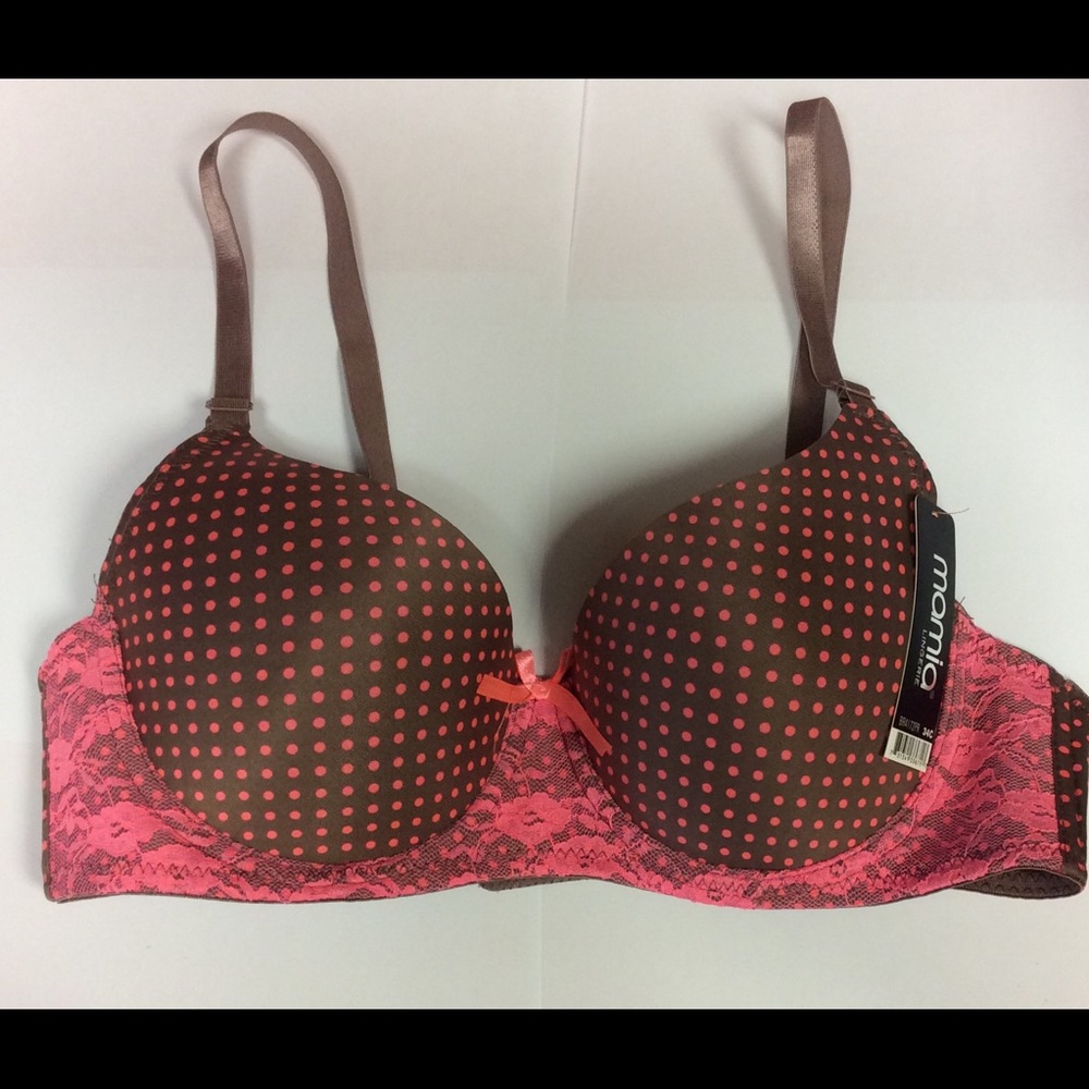 Polka Dot Underwire Bra NWT