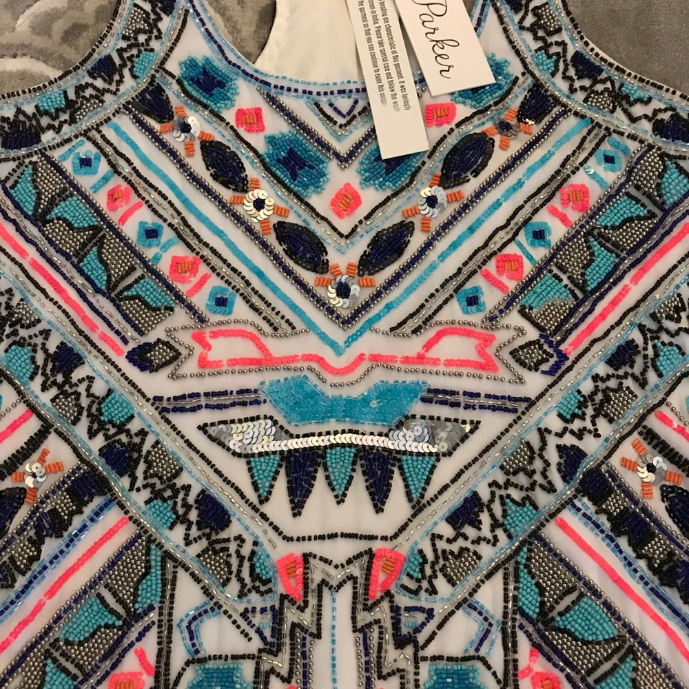 Parker hand beaded dress