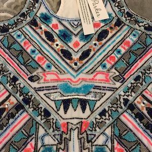 Parker hand beaded dress