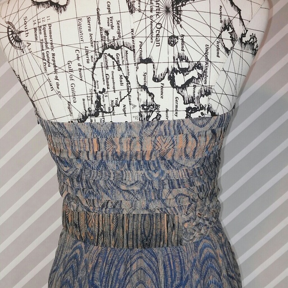 Charlie Jade Silk Bohemian Print High Low Dress - Picture 2 of 6