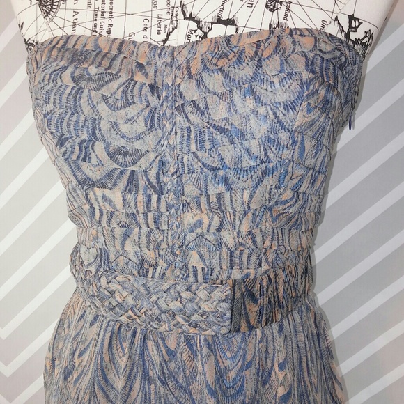 Charlie Jade Silk Bohemian Print High Low Dress - Picture 3 of 6