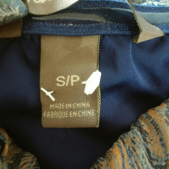 Charlie Jade Silk Bohemian Print High Low Dress - Picture 6 of 6