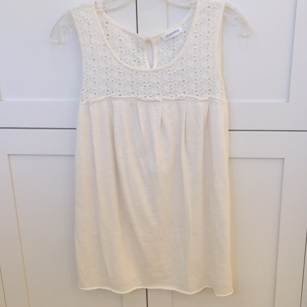 Generra Cream laced Tunic