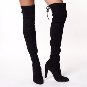 Stuart Weitzman Highland Suede Over-The-Knee Boot