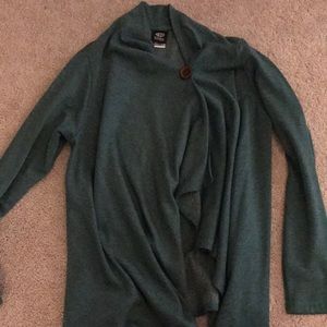 Blue Green Super Soft Cardigan wrap