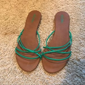 Volcom Sandals - Teal Crossover with Volcom Logo