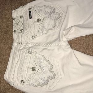 white miss me jeans size 27