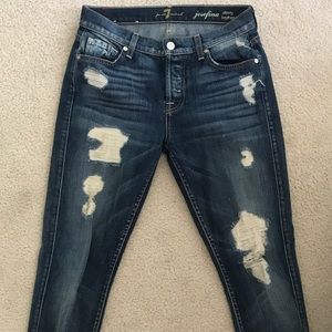 7 for all mankind Josephine skinny boyfriend jeans