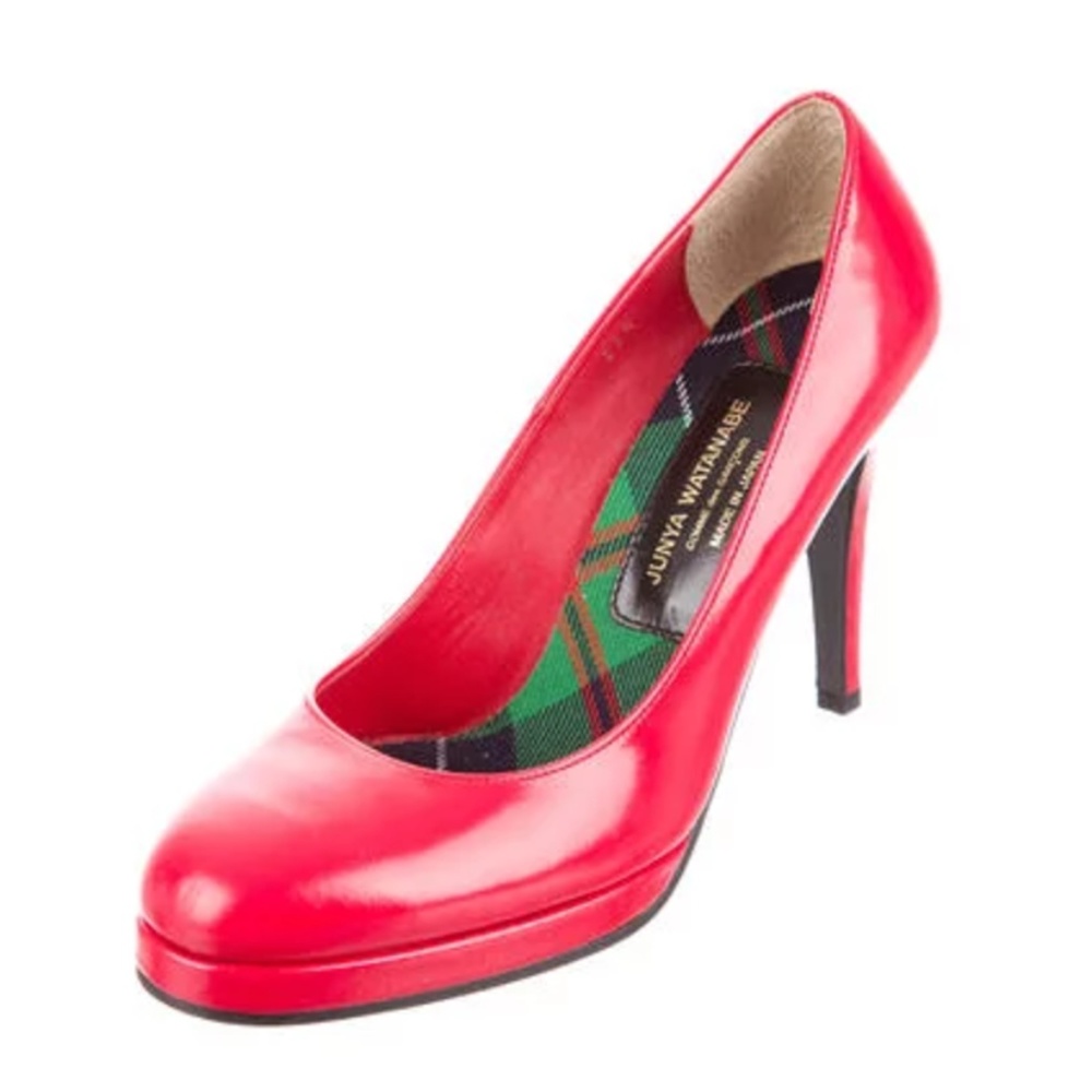 JUNYA WATANABE COMME DES GARÇONS LEATHER ROUND-TOE