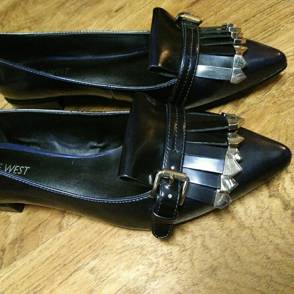 Sold new Nine West metallic tips 5.5 - Picture 3 of 3