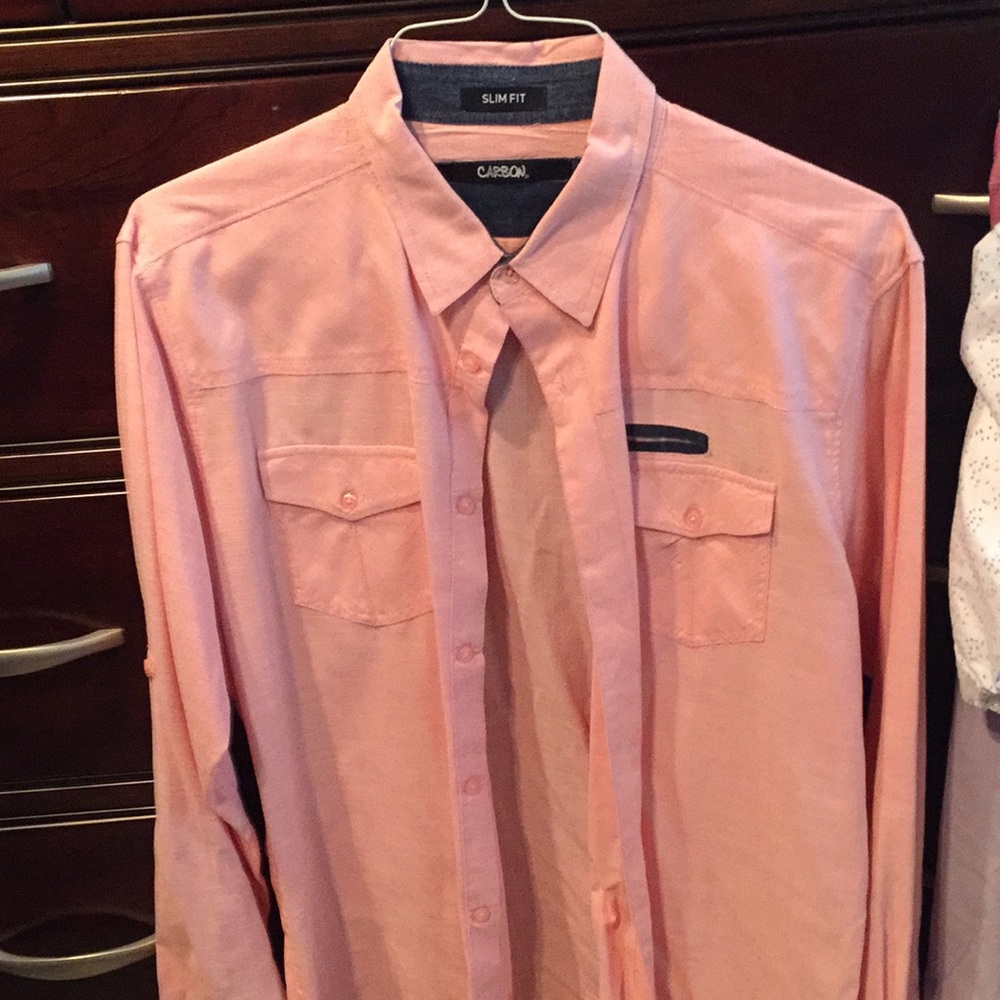 Pink Carbon Casual Shirt