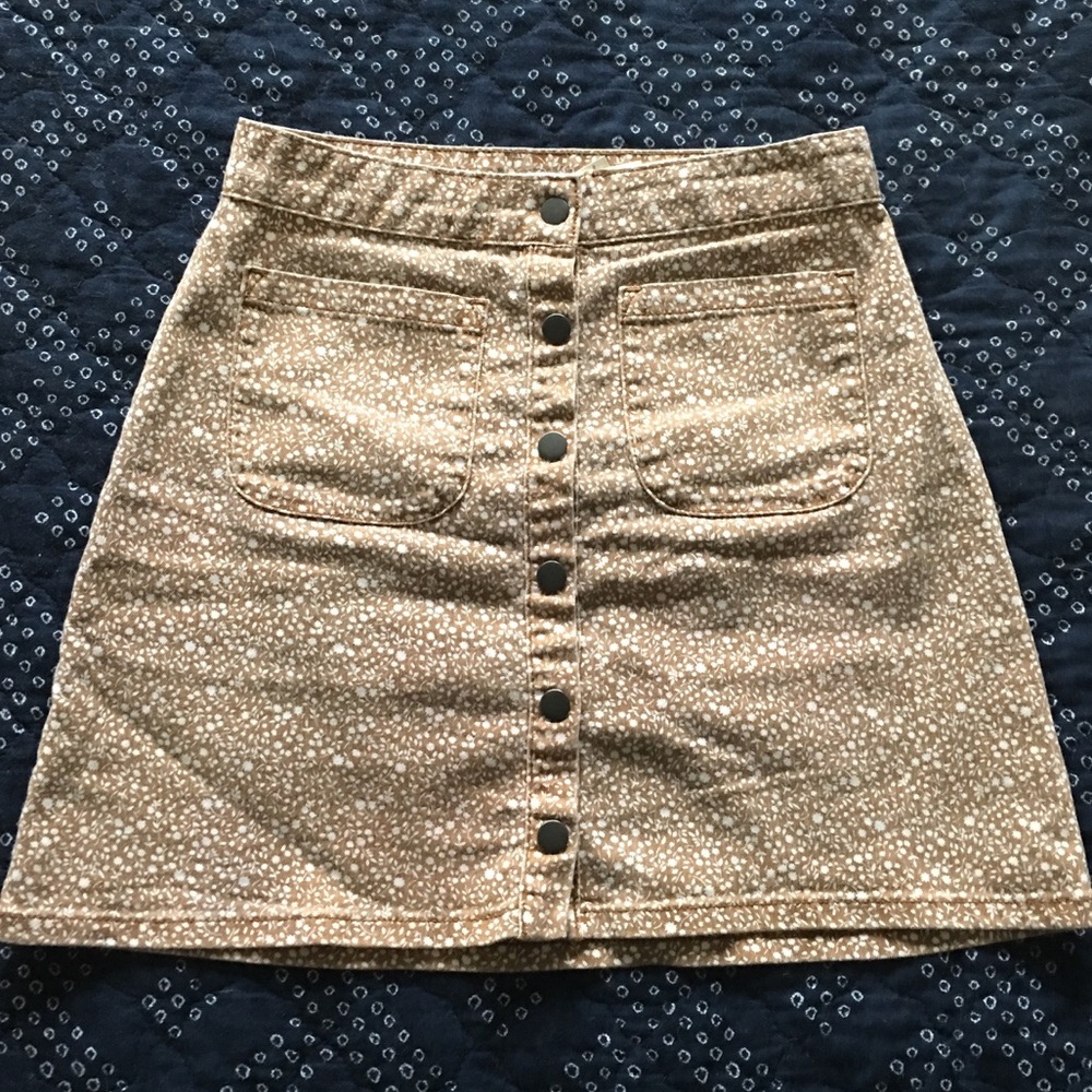 Urban Outfitters Kimchi Blue Button Down Skirt