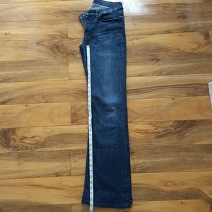7 for all mankind high waist bootcut distressed 29