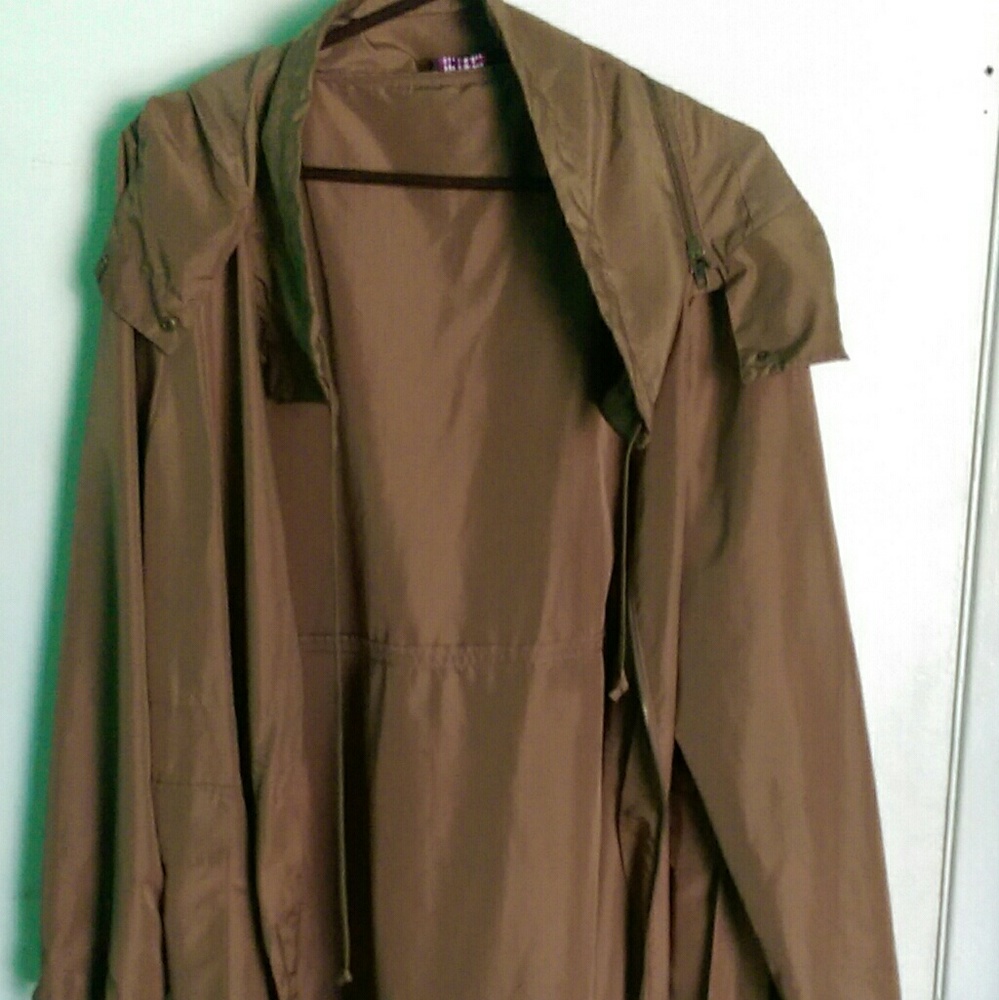Sophie Theallet large tan brown raincoat