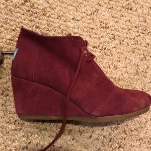 Toms wedges women's 6