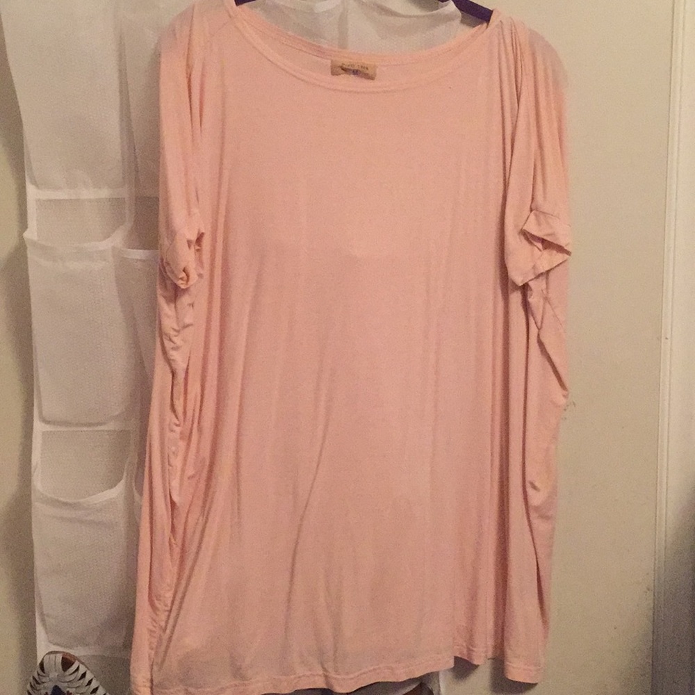 Pink piko top.