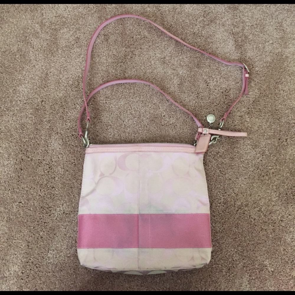 Pink coach bag