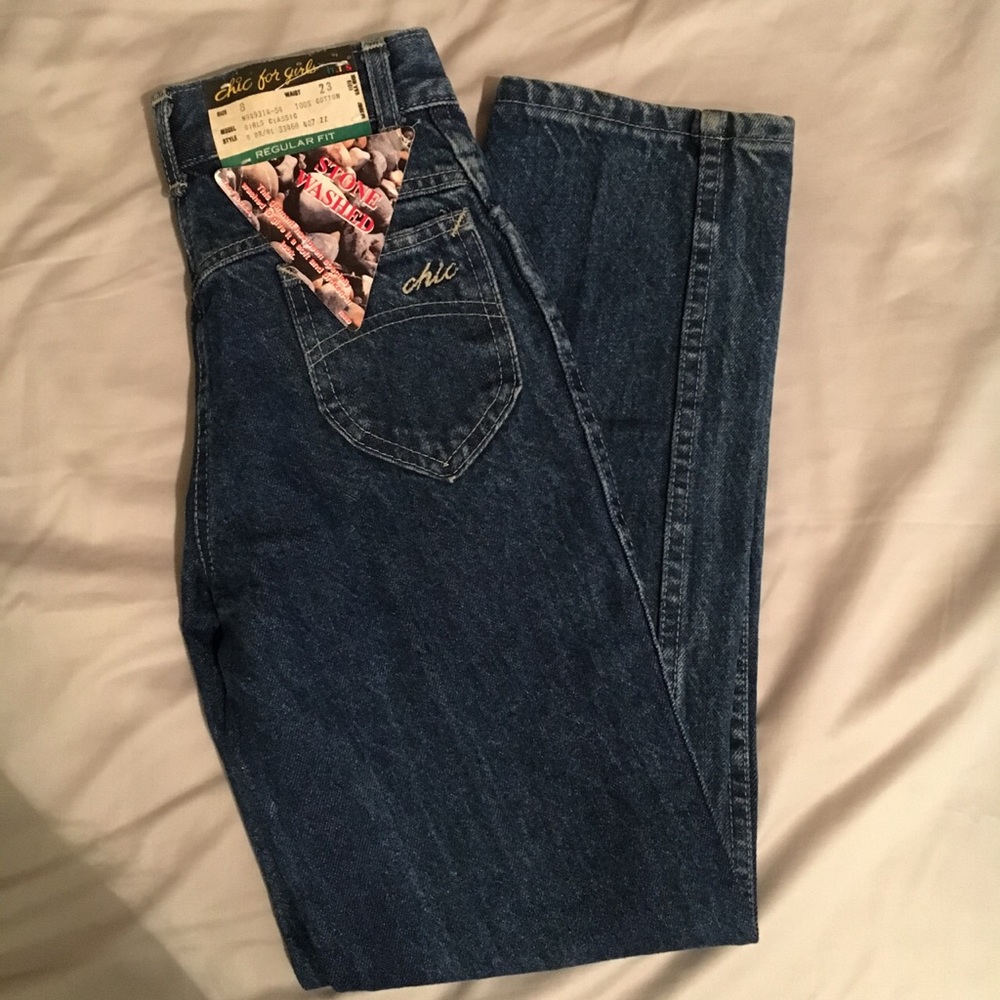 NWT Vintage Chic Petite High Waisted Jeans 23"