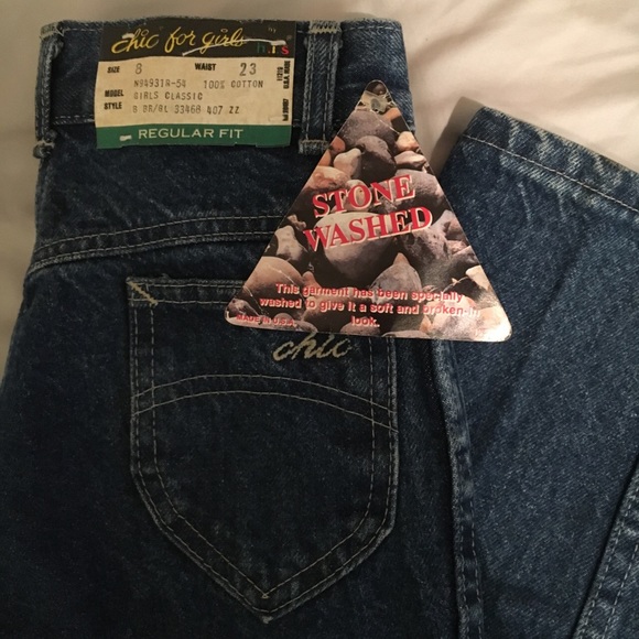 NWT Vintage Chic Petite High Waisted Jeans 23" - Picture 3 of 3