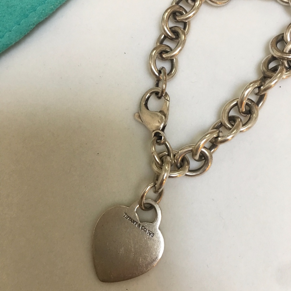 Authentic Tiffany & Co. Heart Tag Charm Bracelet - Picture 2 of 3