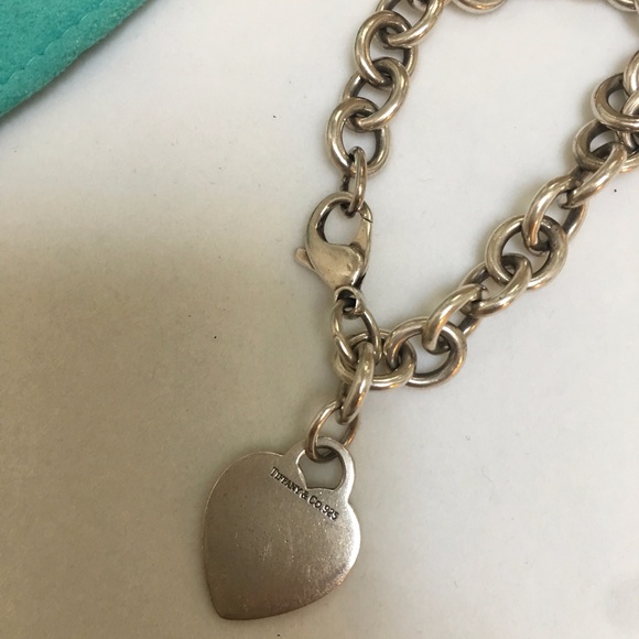 Authentic Tiffany & Co. Heart Tag Charm Bracelet - Picture 2 of 3
