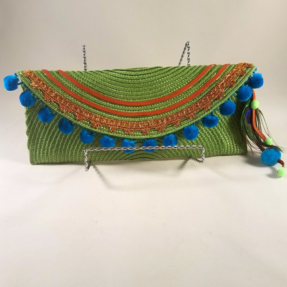 Peacock Clutch Purse