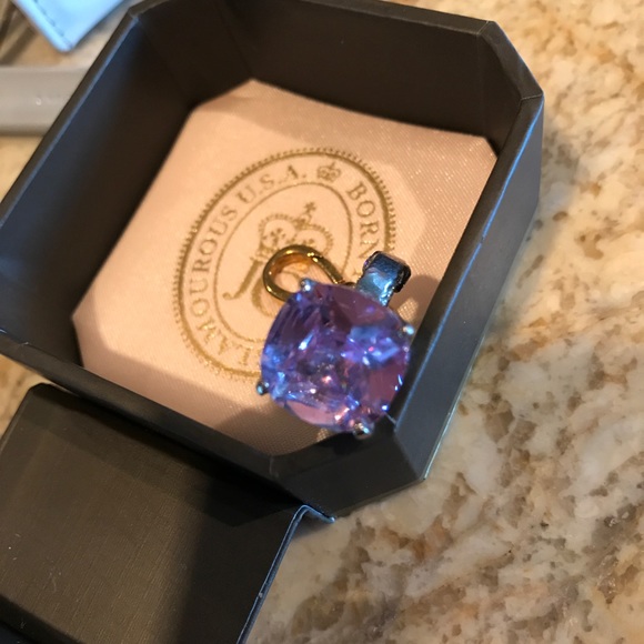 💍✨JUICY COUTURE RING CHARM PURPLE RARE💜 - Picture 3 of 4