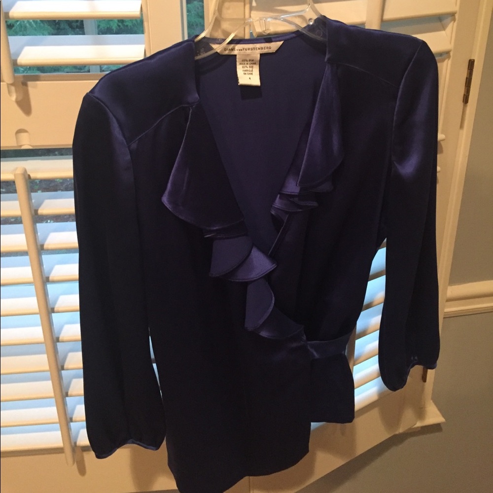 DVF Wrap Blouse