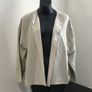 Eileen Fisher open front long sleeve cardigan