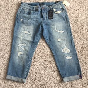 NWT Lucky Brand Reese Boyfriend crop
