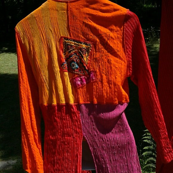 BOHO Pants Suit, 3 Piece, size M, by Faith in EUC - Picture 4 of 7