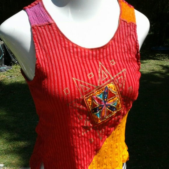 BOHO Pants Suit, 3 Piece, size M, by Faith in EUC - Picture 6 of 7