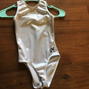 GK silver leotard