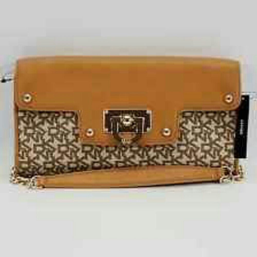 DKNY AUTHENTIC T&C W/D HARDWARE CHINO TAN SHOULDER