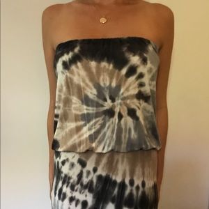 Young Fabulous & Broke strapless maxi