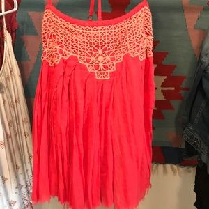 Embroidered Free People Tank