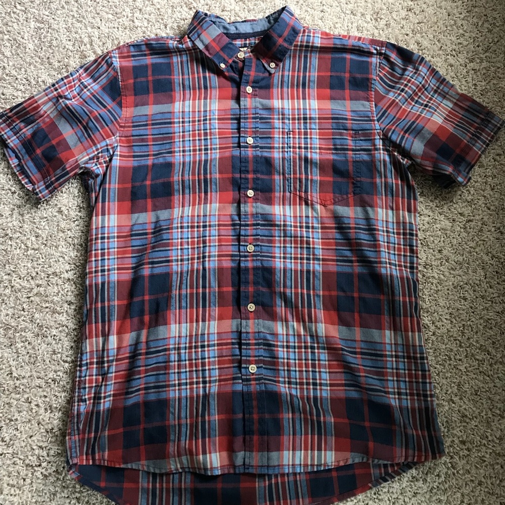 Men's plaid shirt size L
