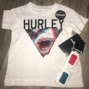NWT Hurley 3D Shark Shirt