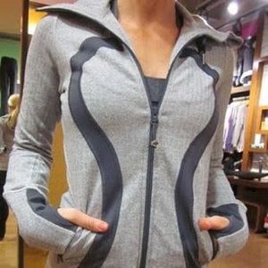 Lululemon Ghost Herringbone Stride Jacket Size 6