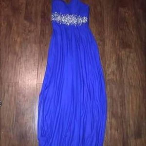 Royal Blue Homecoming Dress