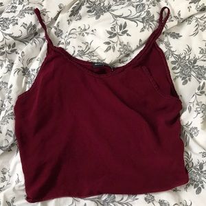 red brandy melville tank top