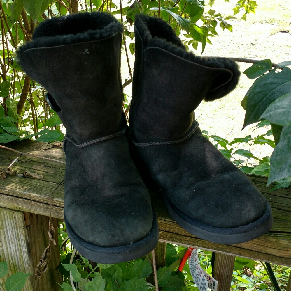 Uggs black baily 9