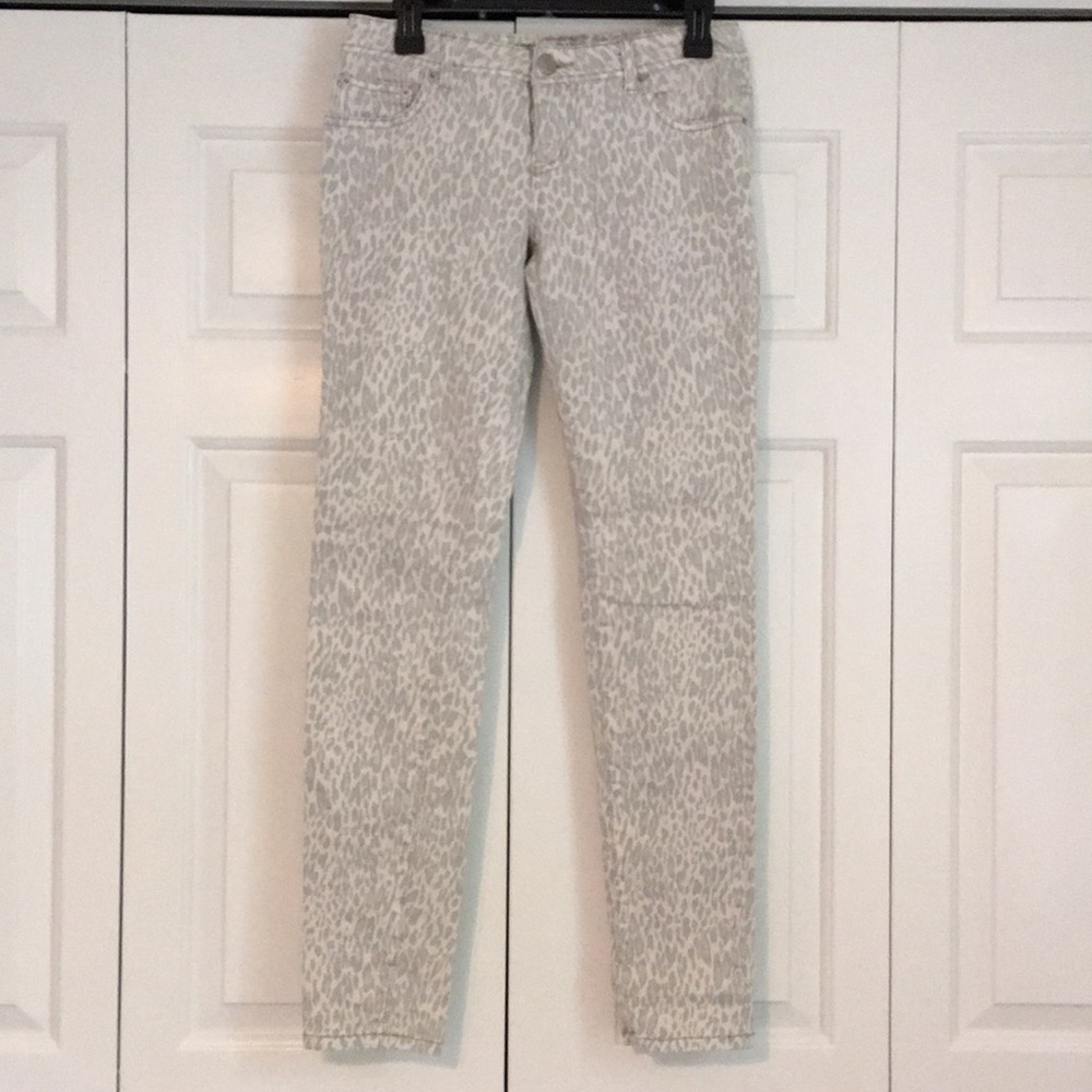 White Leopard Jeans