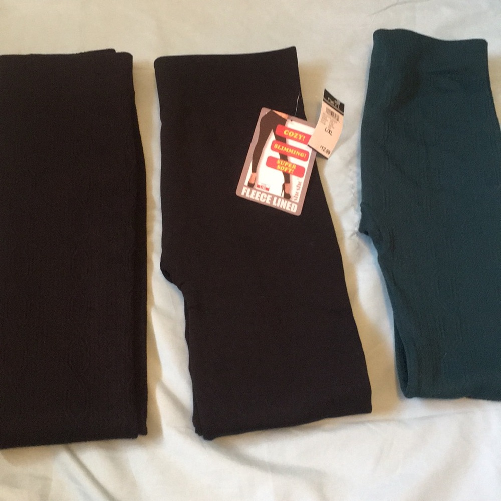 Fleece lined leggings (3 pair)