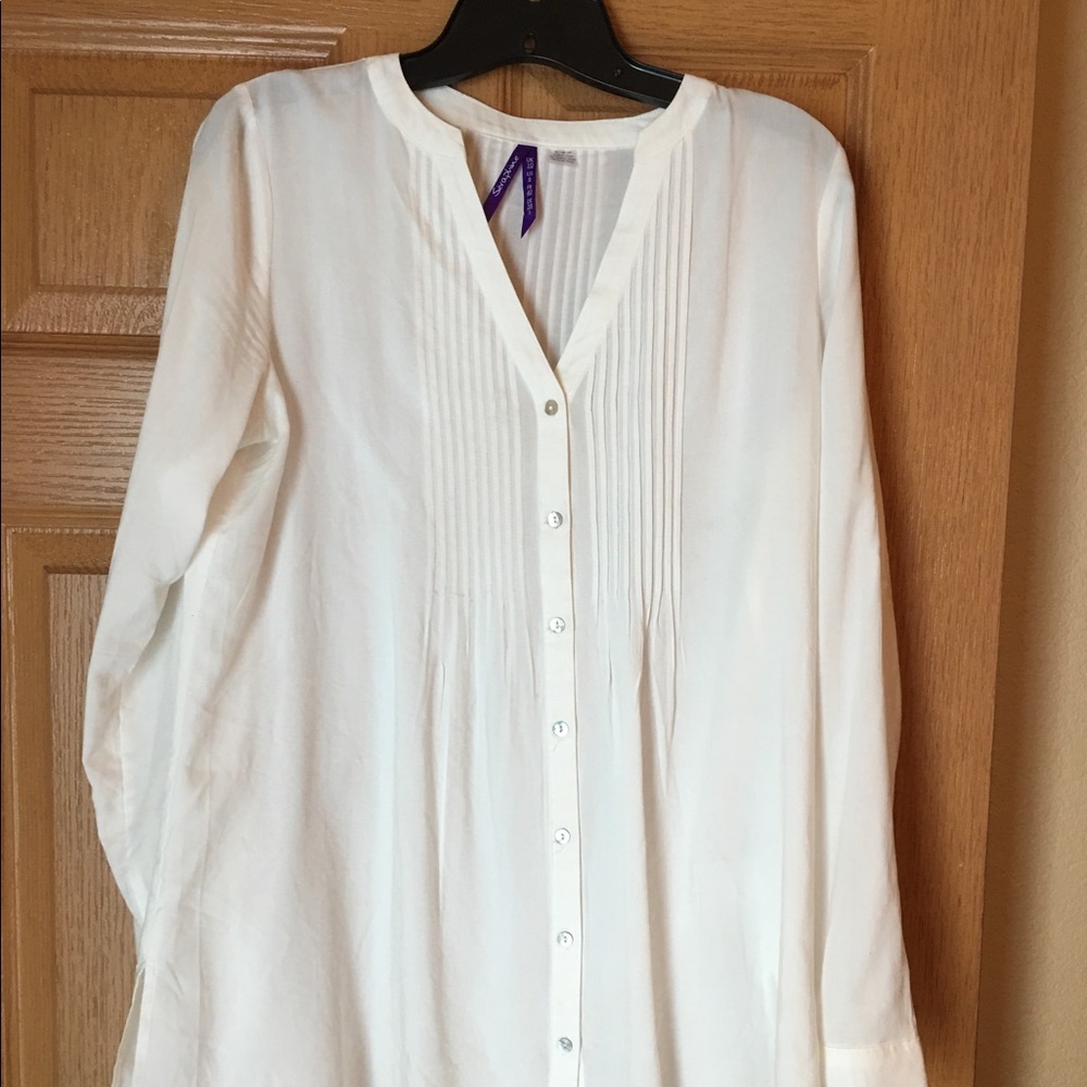 Seraphine Maternity size 6 blouse EUC