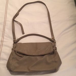 Kate Spade taupe crossbody purse