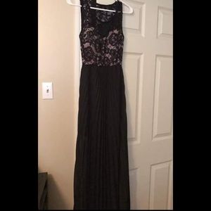 Long Black Homecoming Dress